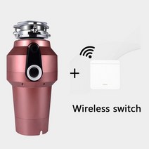 음식물처리기 jiqi 560w 음식물 쓰레기 처리기 음식물 찌꺼기 쓰레기 처리기 하수도 쓰레기 처리 분쇄기 무선공기 스위치 220v, 무선 스위치