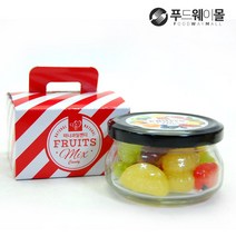 다솜 미니과일캔디 유리병사탕 선물용 120g, 단품