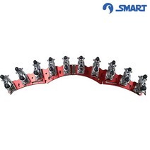 스마트상사 우경 튜닝용 바디 8단-12단 민물 좌대 낚시, 블랙, 8단