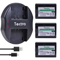 견고한 NP-FV50 배터리 + 소니 호환 DCR-SR15 SR21 SR68 SX15 FDR-AX100 CX110, 06 3 battery set