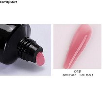 15ml 폴리 아크릴 젤 네일 아트 익스텐션 빠른 구축 껌 투명 젤리 매니큐어 모델 코팅 도구, [04] A4