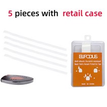 테니스 네트 지주 5 PCS / 10 패들 프로텍터 테이프 비치 라켓 상단 프레임 보호 액세서리 스티커 40 cm x 2.4, [12] Transparent 10 PCS-C