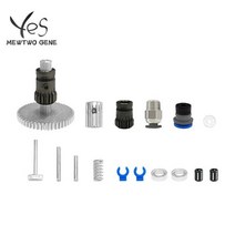 강화 된 스틸 듀얼 드라이브 기어 압출기 키트 Prusa i3 3D 프린터 용 복제 Btech 업그레이드 Mini Bowden Extruder, g