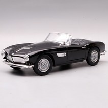 1956 BMW 507 로드스터 컨버터블 클래식카 1대24 자동차 미니카 모형 다이캐스트 청년K쇼핑, 블랙 (오픈)