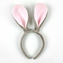 아이템팡 동물 머리띠 놀이동산 파티 운동회 생일 놀이공원, 토끼(회색)