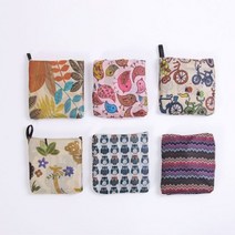 [에이치플러스몰] 네모네모 일러스트 접이식 장바구니, 타입:자전거, 상세 설명 참조