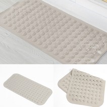 미끄럼방지 욕실매트 (연브라운) 사우나매트 화장실깔판