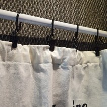 리코INC 튼튼한 메탈 커튼 집게링 커튼봉 고리, 실버2.5cm