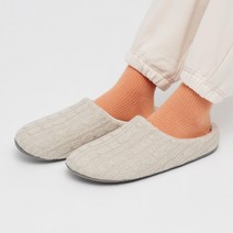 여성 거실용슬리퍼 UNIQLO 소리안나는슬리퍼, 네츄럴