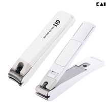 일본 카이 119 손톱깎이 튀지않는 네일케어 발톱깎이, L(대형)