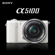 소니 알파 정품 A5100 (16-50mm 렌즈포함) k, 화이트, 8GB+여행용가방+UV필터