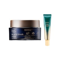 닥터지 블랙 스네일 크림 50ml + AHC 아이크림 시즌9 12ml_M, 상세페이지 참조