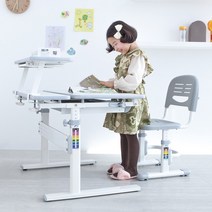 지니어스 각도조절 넓은 어린이책상 초등학생책상 유아책상, 04_지니어스 950(대형)책상+의자
