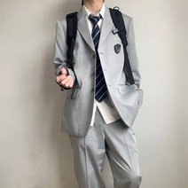 기무라 삼촌 dk 오리지널 시라사키 고교 가을 긴팔 셔츠 남자 생일계 jk 유니폼 학생 정장 풀세트