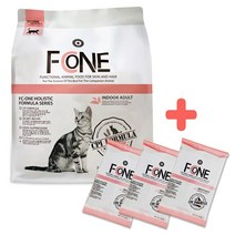 에프씨원 고양이사료 2kg +증정추가 어덜트 키튼 홀리스틱 인도어 사료 FC ONE 어털트 키튼, 에프씨원 고양이사료 2kg (어덜트), 1개, 생선