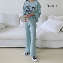 H스타일(WA)벤처세트 가을 트레이닝세트 마트룩 츄리닝셋트 바지셋업 라운지룩 애슬래져