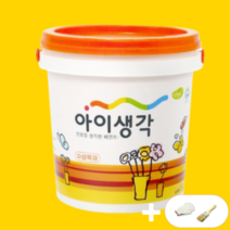 [N사 최다판매]방문페인트 삼화 아이생각 수성목재 1L 친환경 반광페인트, 레몬, 1개