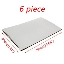 [해외] 알루미늄 자동차 방화벽 열 방음 패드 캐딜락 CTS SRX ATS LEXUS RX NX GS CT2H GS3 RX350 RX3 SAAB 93 95 93, 6 PCS  50x30cm 7mm