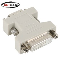 NETmate NM-DG12F DVI / VGA 젠더 (DVI 24+5F/HD15M)