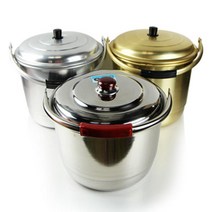 양은들통 스텐들통 찜통 찜솥 곰솥 곰통 빨래솥 찜기, 양은B(특대), 1개