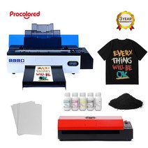 사진인화기 가정용프린터기 핸드폰사진인화기Procolor-DTF 프린터 L1800 DX5 티셔츠 가죽 후드 맞춤형 비, 06 DX5 with Oven_04 영국 플러그