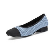 FORMEL CAMELE [빠른배송] 트위드 원단 펌프스 더스티블루 3CM