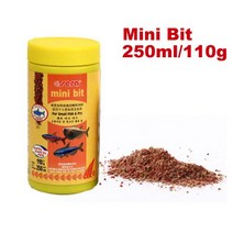 Sera Fish food 종류의 미니 아기 물고기 새우 cichild discus betta guppy botton 메기, [01] M, [09] Mini Bit 250ml 110g