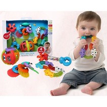 아기 치발기 딸랑이 마라카스 4개월 6개월 7개월 100일 장난감 선물 세트, 딸랑이볼