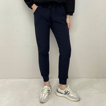 마이시즌 여성 너무 편한 조거 융털 팬츠 트레이닝 밴딩 배기 스판 따뜻
