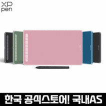 엑스피펜 데코 L/LW 펜타블렛 10인치 유무선용 4종컬러, 블루 (Blue), 무선