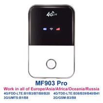 무선 라우터 허브 네트워크 전산 장비 4G Mifi Wifi 신호 증폭기 핫스팟 야외 자동차 모바일 와이파이 브, 03 MF903 Pro