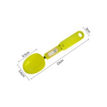 주방 저울 계량스푼 전자 500g 0.1g LCD 디스플레이 디지털 무게 측정 숟가, 협동사, 03 YELLOW 500g0.1g