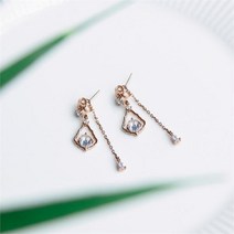 클루 NC14 아이스 체인 드롭 실버귀걸이 CLER20603PPW