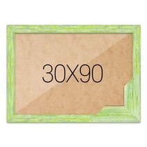 퍼즐액자 30x90 고급형 우드 그린, 단품