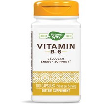 네이쳐스웨이 비타민 B-6 50mg 캡슐, 100개입, 1개, 100정