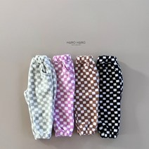 하로하로.(기획)체크후리스조거팬츠(S-4XL)