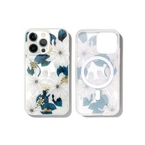 Sonix 아이폰 13 프로 맥스 / 12 맥스용 폰 케이스 | MagSafe와 호환 3m(10피트) 낙하 테스트 리플 4589582360, Floral - Delilah (MS)