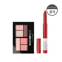 [메이블린] NEW 뉴욕시티팔레트+슈퍼스테이 립 크레용, 시티팔레트:맨하튼선셋 / 슈퍼크레용:35 트릿유어셀프, 상세 설명 참조