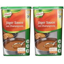 Knorr Jager Sauce 독일 크노르 버섯 예거 소스 1kg 2팩