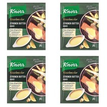 Knorr 크노르 연어스테이크소스 레몬버터소스 Lemon Butter Sauce 250mL 4개