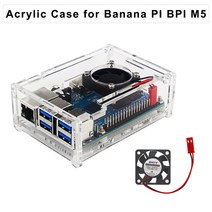 라즈베리파이 코딩 센서 릴레이 오렌지 파이 PC 케이스 아크릴 박스 플러스 클리어 쉘 인클로저 PCPC 냉각 팬 쿨러 포함, [01] Case, 01 Case