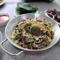 사그담 [27년전통] 미림통통 백/양념 순대볶음2인분, 백순대볶음 2인분(순대+곱창+간)