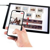 필름스캔 필름 사진 카메라 현상 인화 스캐너 TCNEWCL Slide Viewer Magnetic Light Box for Photo and Fil, 한개옵션0
