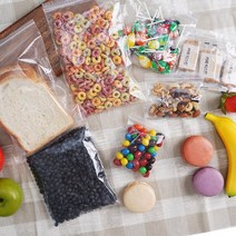 새니피아 지퍼백 6x8cm 400매입 미니 소형 중형 대형 투명, 미니(XS)