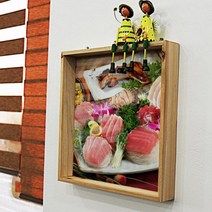 데코밍샵우드프레임액자_참치회(중형)_우드프레임액자_우드프레임액자-pc598, 이미지1