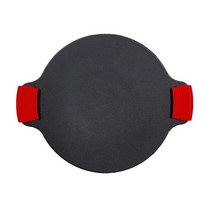 그리들 무쇠 인덕션 하이라이트 캠핑 전골 구이 얇은 불판 수성 법랑 30cm, 수성그리들풀옵션(그리들+파우치+손잡이)