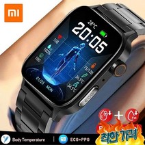 무채혈혈당 당뇨 혈당체크기 샤오미 ECG PPG 비침습 심박수 한 -, 1.Black Silicone