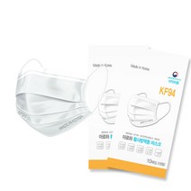 여름용 시원한 숨쉬기 편한 평판형 KF94 아로하 마스크 식약처인증 위생포장, 90매