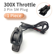 전동킥보드 전기자전거 엄지스로틀 레버 ebike 스로틀 전기 자전거 가속기 오른쪽왼쪽 손 빠른 분해 스로틀 24v 36v 48v 60v 72v 엄지 스로틀, SM 플러그