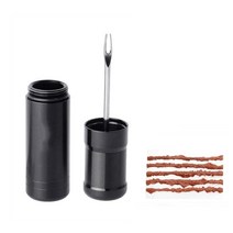 다트툴 펑크수리킷 자전거펑크패치 자전거 튜브리스 타이어 수리 도구 키트 고무 스트립 사이클링 액세서리 mtb 도로 실런트 타이어 드릴 유지 보수호환, 도구 5pcs